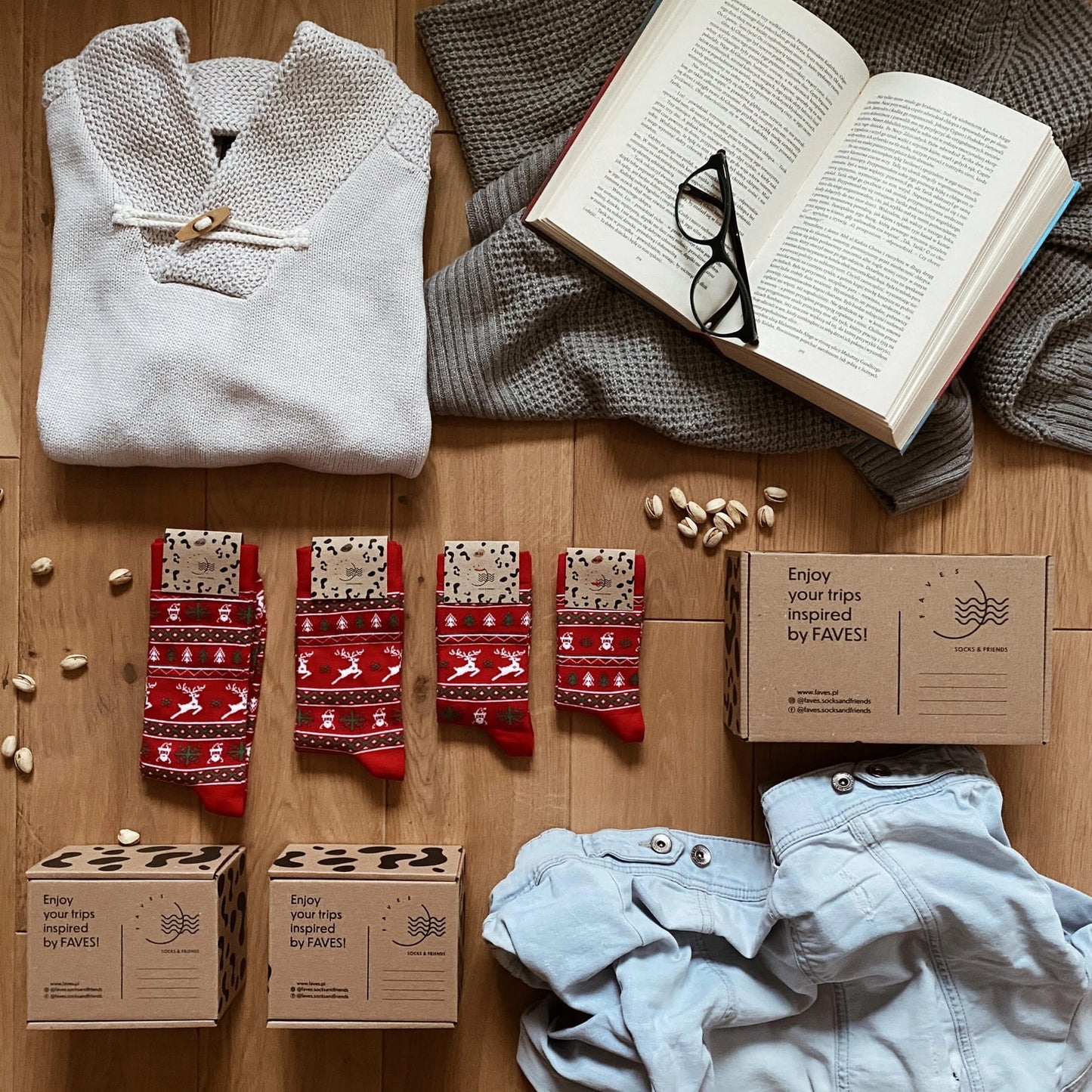 Matchande julstrumpor för hela familjen