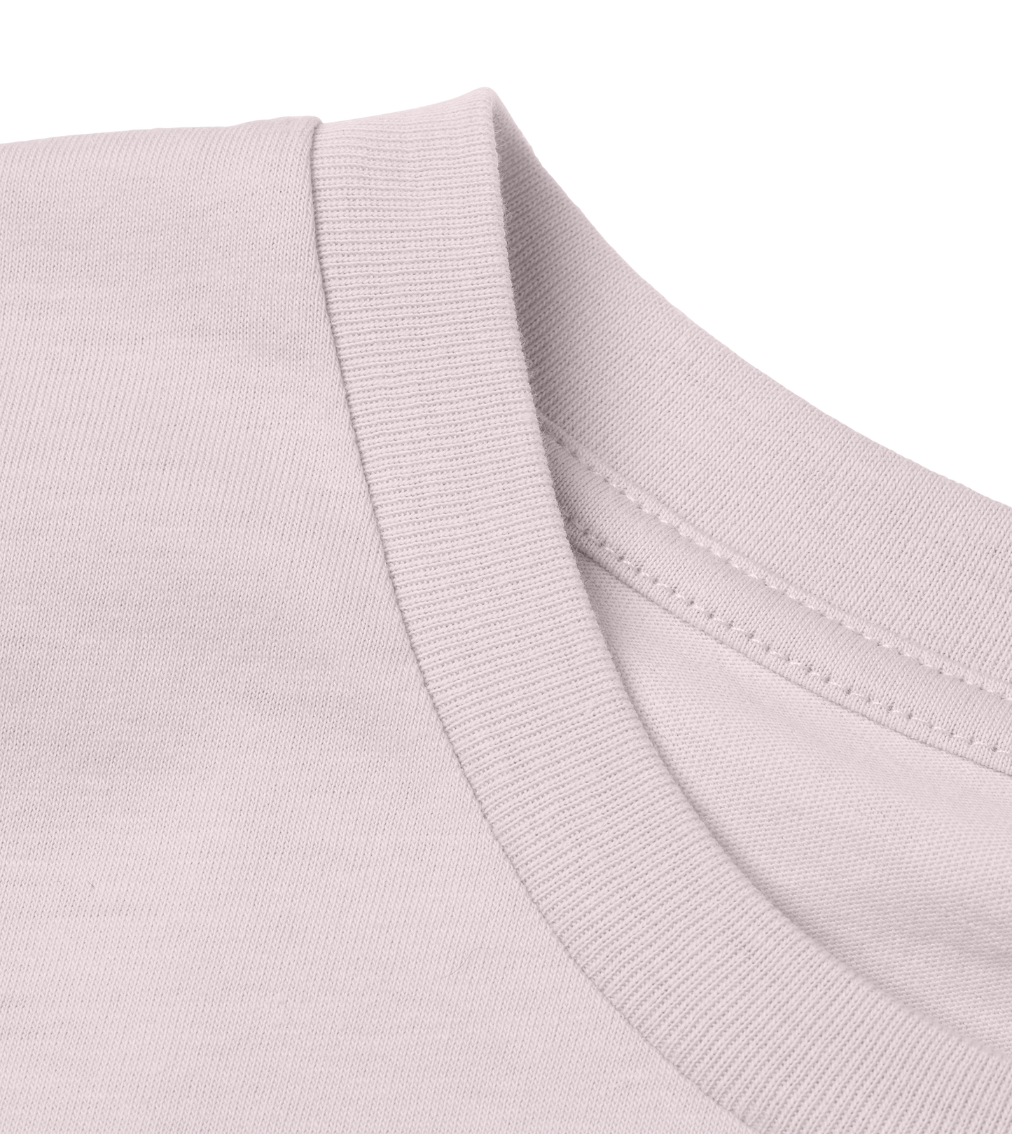 Matchande mjuk T-shirt för mamma och barn - rosa och vit